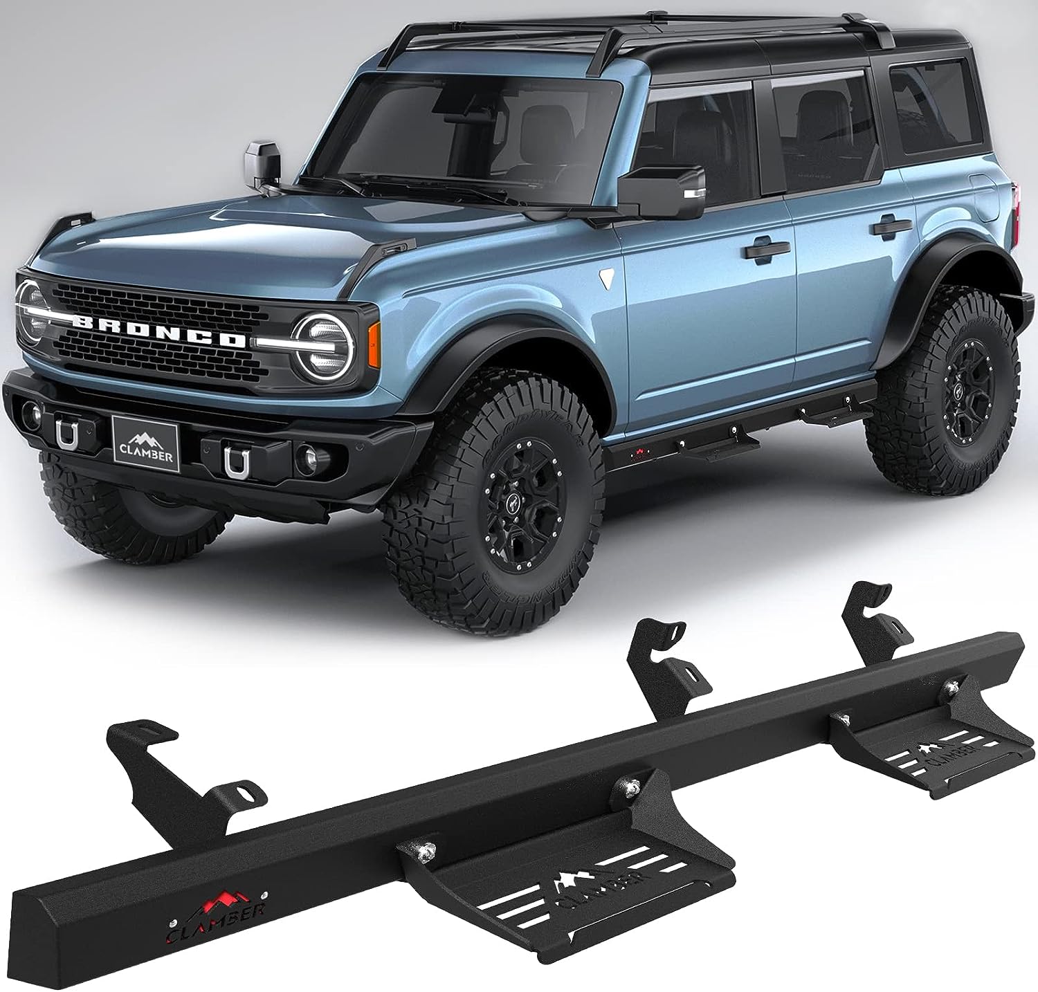 Running Boards for Ford Bronco 2021 2022 2023 2024 4 Door (NOT Sport