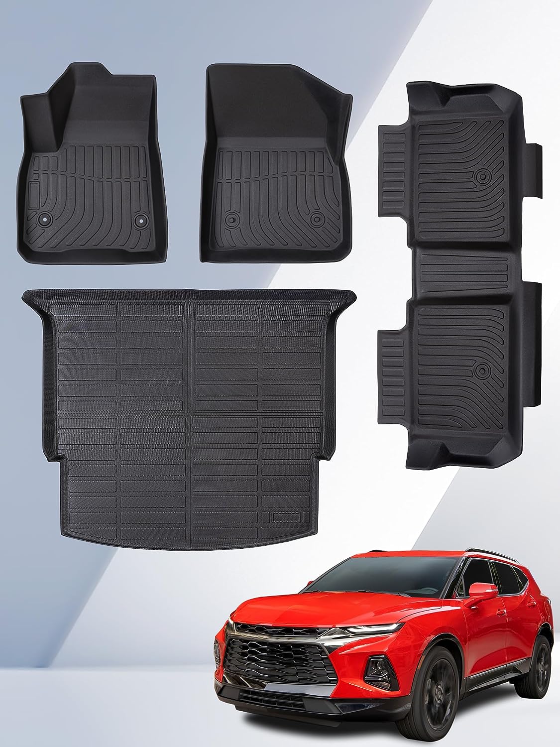 For Chevrolet Chevy Blazer Floor Mats 2023 2022 2021 2020 2019 OHMU