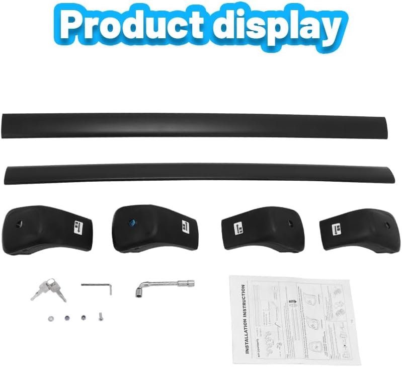 330lbs Lockable Roof Rack Cross Bars Fit for Chevrolet Tahoe, Chevy Suburban,GMC Yukon & Yukon XL, Cadillac Escalade ESV 2021 2022 2023 2024 2025,Accessories Cargo Carrier Bars Luggage Rack