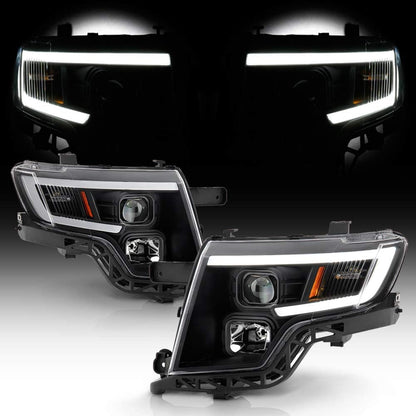 For 2007-2010 Ford Edge LED Tube Style Housing Projector Headlights