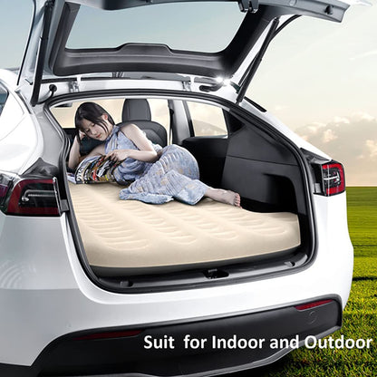 Custom for 2020-2023 Tesla Model Y Mattress with Electric Air Pump and Headrest Sleeping Pad