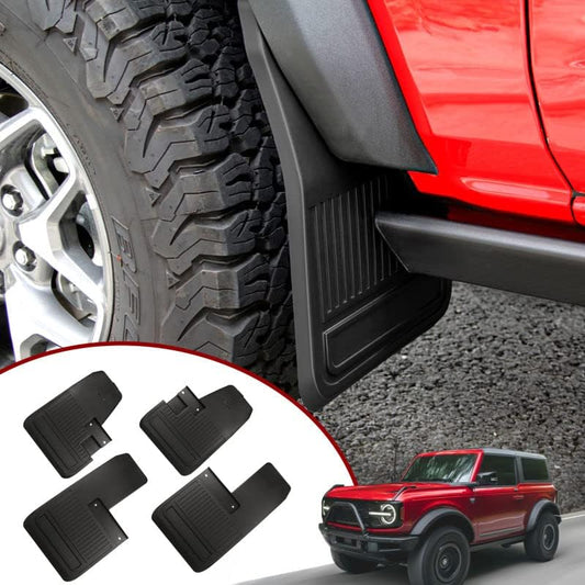 Mud Flaps Compatible with Ford Bronco 2021 2022 2023 2024