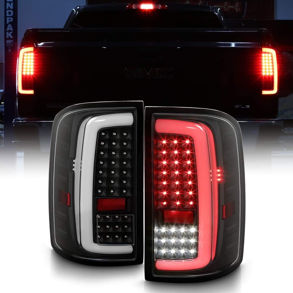 LED Tail Lights For [Incandescent Type] 2014-2018 GMC Sierra 1500 15-19 2500HD