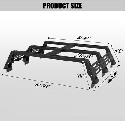 Truck Bed Rack Fit for 2009-2023 Ford F150 & Raptor