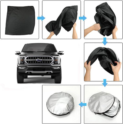 Windshield Sunshade Compatible with Ford F150