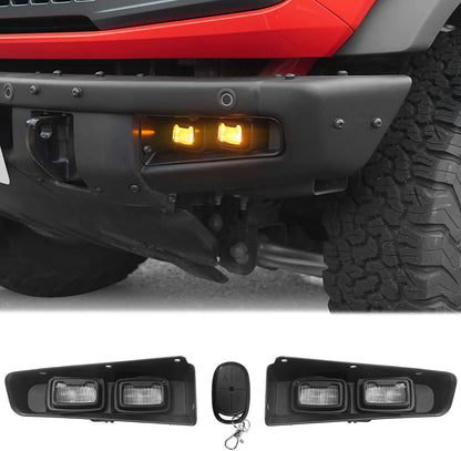 Upgraded Raptor Style Fog Light Assemblies for Ford Bronco 2021 2022 2023 2024 - OHMU