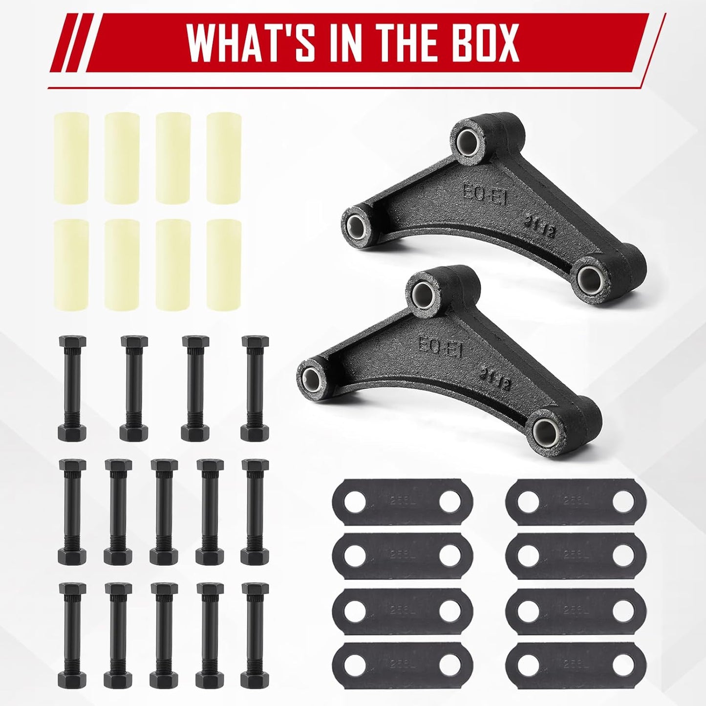 Trailer Shackle Kit (3.5K -5.2K Axles)