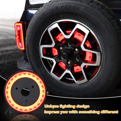 Spare Tire Brake Lights Compatible with 2021-2023 Ford Bronco