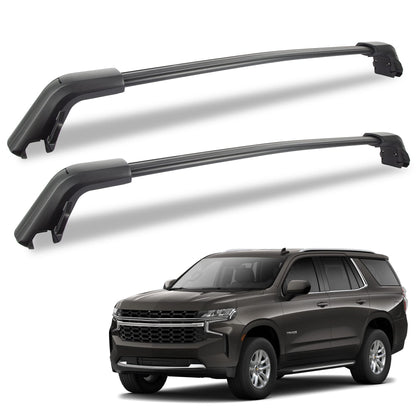 Anti-Theft 440LBS Roof Rack Cross Bars Compatible with 2021-2024 Chevrolet Tahoe, Chevy Suburban, GMC Yukon & Yukon XL, Cadillac Escalade ESV