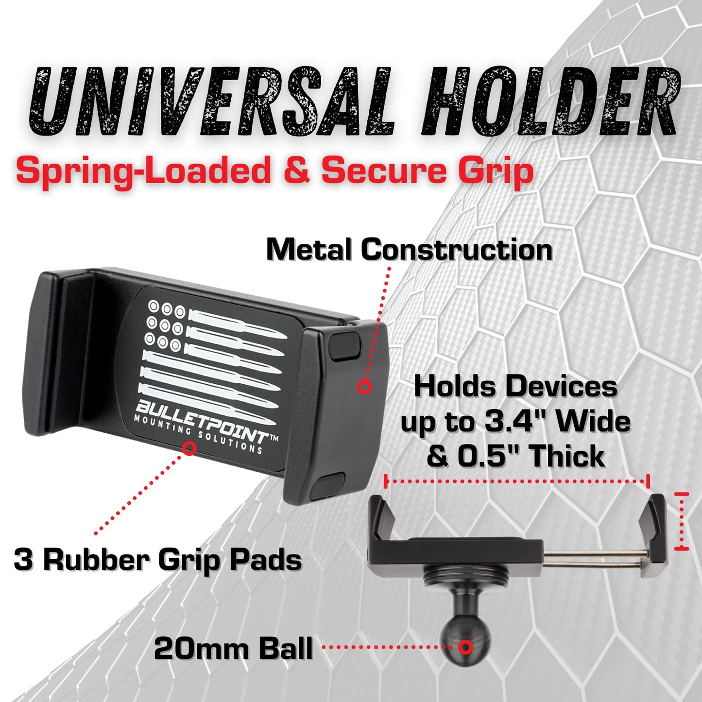 Phone Holder Compatible with 2019+ Chevrolet Silverado GMC Sierra