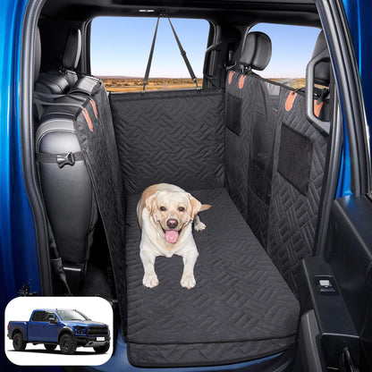 Dog Hammock for Truck,Back Seat Pet Cover for Dogs,Back Seat Extender for Truck F150 & F-Series, RAM1500