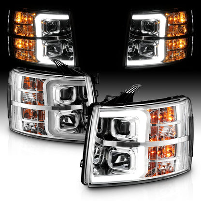 For 2007-2013 Chevy Silverado 1500/07-14 2500HD 3500HD Led, Halogen