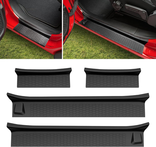 Door Sill Guards Kit Fit for 2018-2024 Jeep Wrangler JL Unlimited