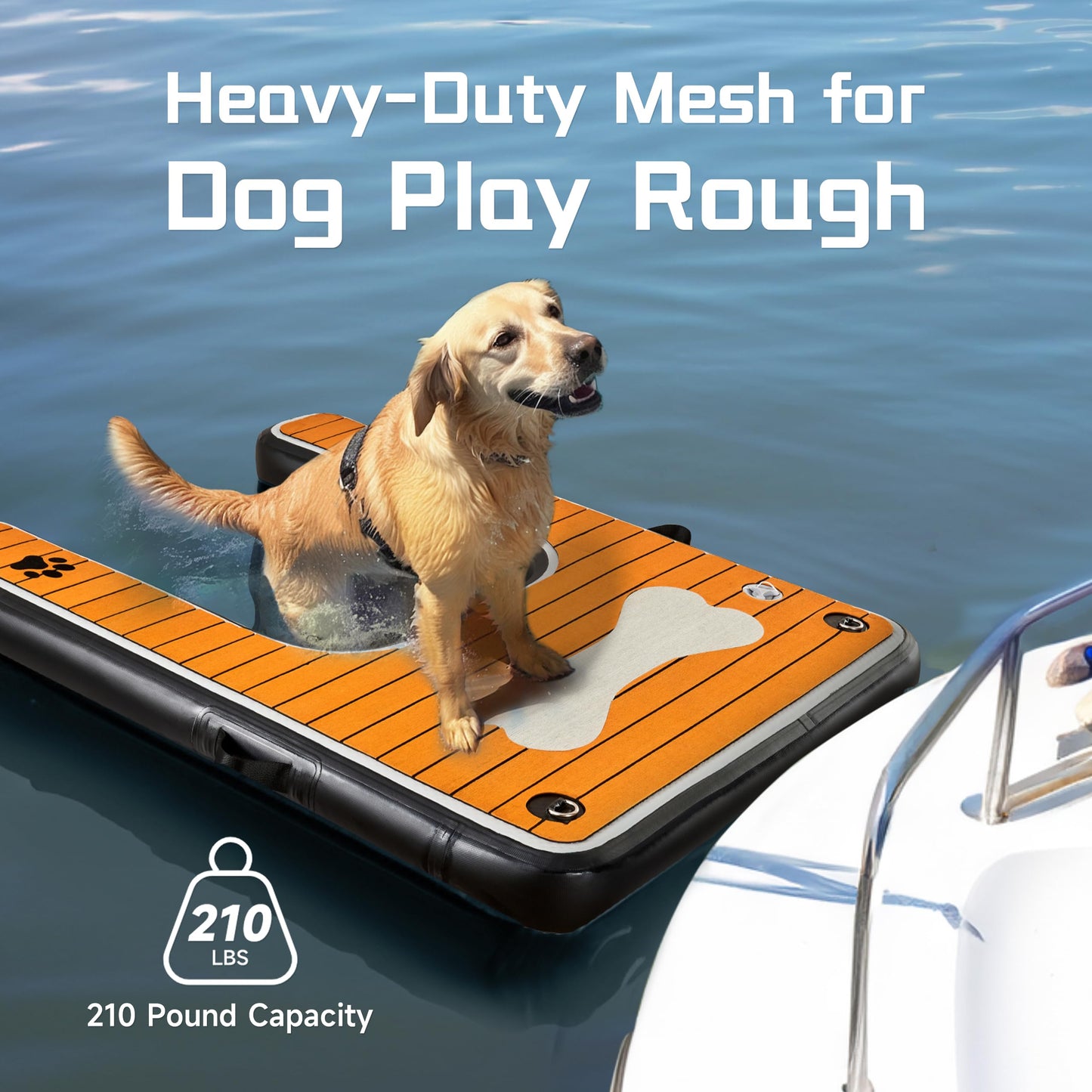 210 lbs PVC  Dog Water Ramp for Dogs - OHMU