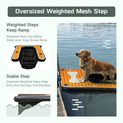 Dog Water Ramp for Dogs up to 210 lbs to Easily Climb Out of The Water