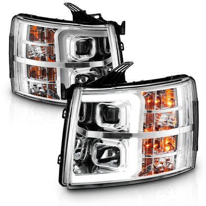 For 2007-2013 Chevy Silverado 1500/07-14 2500HD 3500HD Led, Halogen