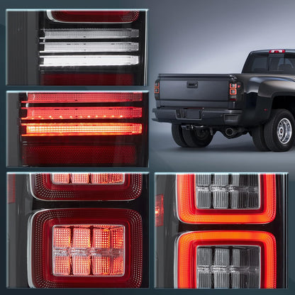 LED Tail lights Fit for GMC Sierra 1500/2500HD/3500HD 2014-2018