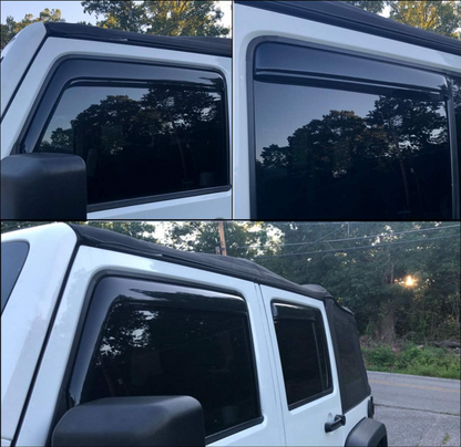 Premium Smoke Shatterproof Window Deflectors for Ford Bronco Sport 2021+