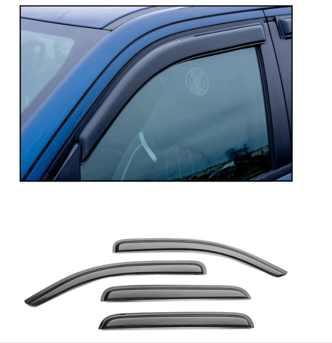 Premium Smoke Shatterproof Window Deflectors for Ford Bronco Sport 2021+