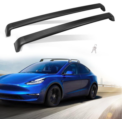 Lockable Cross Bar Fits for Tesla Model Y 2020-2025 Roof Rack Accessories - OHMU