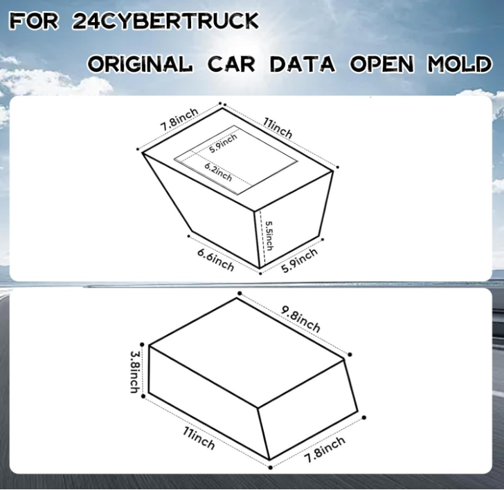 Center Console Safe LockBox for Cybertruck 2024+ - OHMU