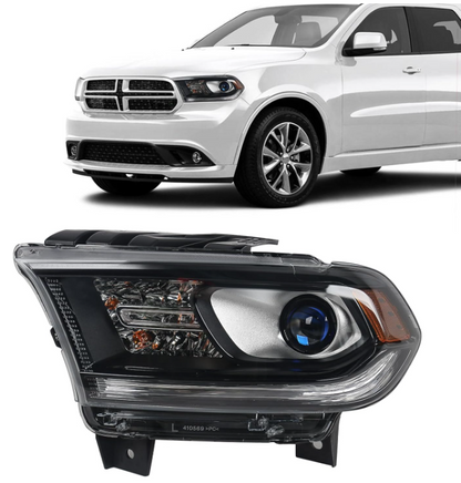 Halogen Headlight Assembly Compatible With Dodge Durango 2014-2020