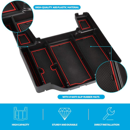 Upgraded Center Console Organizer Tray for 2019-2023 Dodge RAM 1500 2500 3500