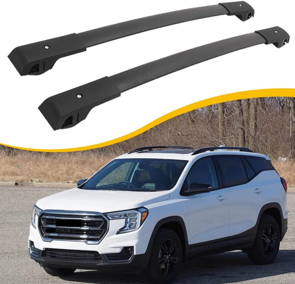 Cross Bars Roof Rack Fit for GMC Terrain 2018 2019 2020 2021 2022 2023 OHMU