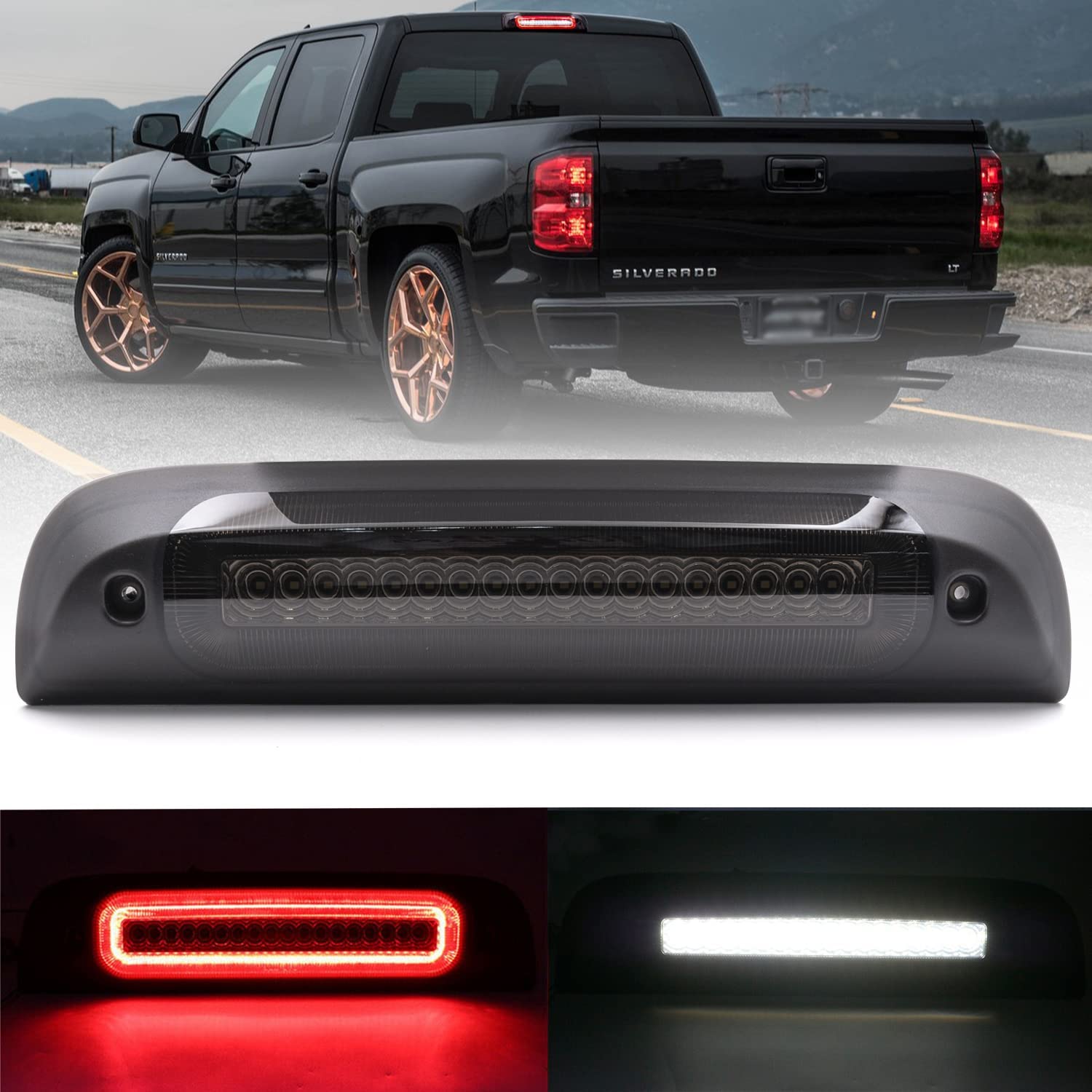 Led Third Brake Light Replacement for 2014-2018 Chevy Silverado GMC Si ...