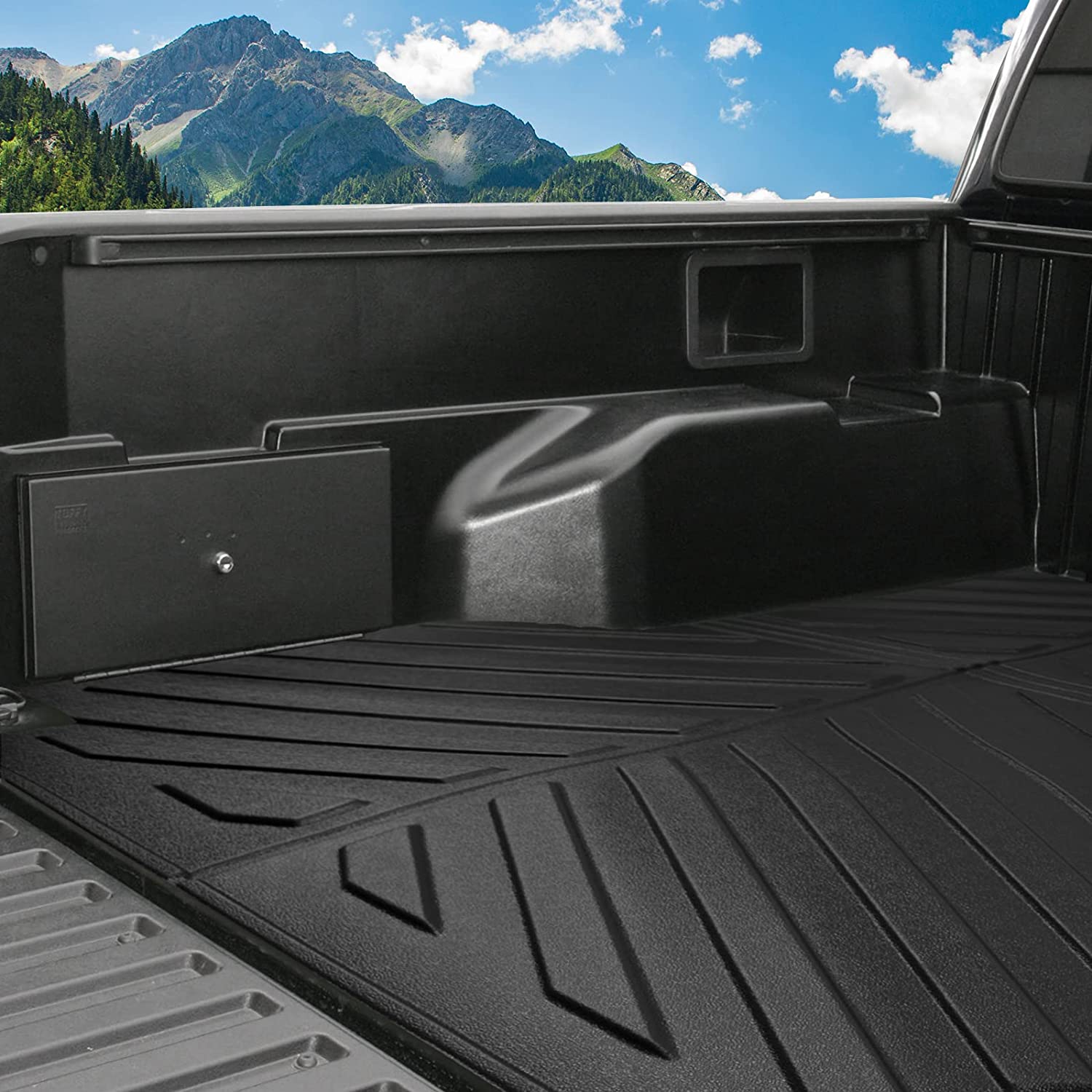  JTYZSM Trunk Bed Mat Fit for 2005-2023 Toyota Tacoma