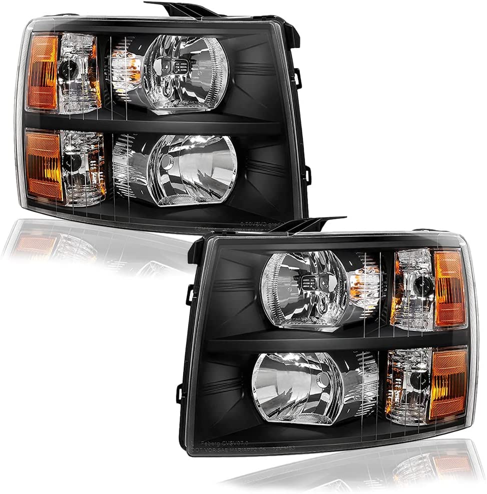 2007-2014 Silverado Headlight Assembly for 07-13 Chevy Silverado