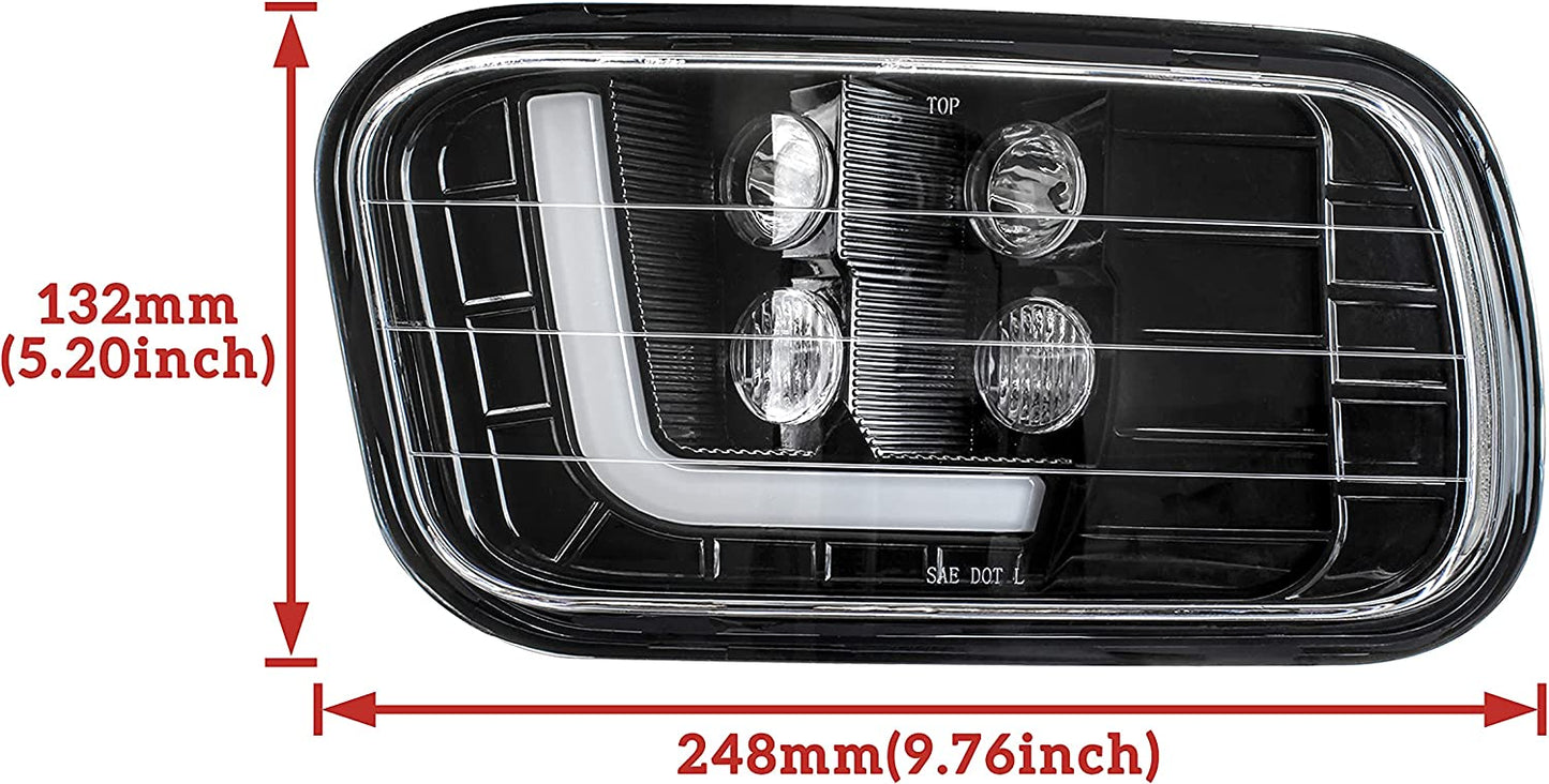 LED Fog Lights with Daytime Running Lights for Dodge Ram 1500 2009-2012